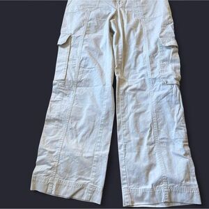 Abercrombie & Fitch Cream Cargo Pants